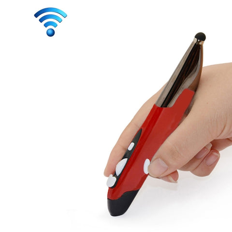 Mouse wireless portatile 2,4 GHz in stile penna per PC - Rosso, Blu,