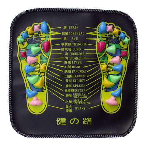 cuscinetto-per-massaggio-ai-piedi-con-pietre-quadrate-per-riflessologia-plantare-in-pp-pp-massage-pad - immagine 1