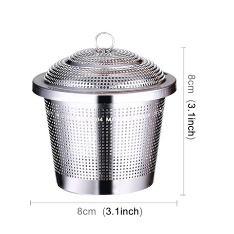 Filtro per tè in acciaio inox con infusore a rete - Dimensioni grandi