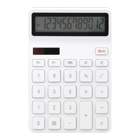 calcolatrice-per-riso-originale-xiaomi-youpin-lemo-display-a-led-a-12-bit-materiale-abs-angolo-di-6-gradi-12-bit-calculator - immagine 1