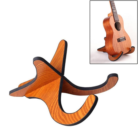 Mensola per ukulele, violino, cetra, in legno, staffa verticale pieghevole, Ukulele Shelf