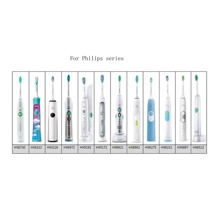 4 testine di ricambio per spazzolino elettrico Philips Sonicare P-HX-6014 - Novalix Store