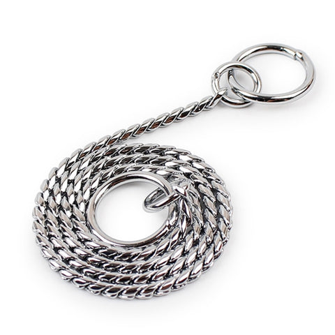 collari-per-animali-domestici-con-catena-p-da-35-cm-tracolla-per-animali-domestici-collare-per-cani-catena-a-serpente-catena-per-cani-collare-per-cani-a-catena-in-metallo-solido-35cm-x-2mm - immagine 2