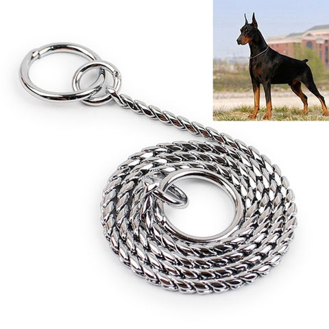 collari-per-animali-domestici-con-catena-p-da-35-cm-tracolla-per-animali-domestici-collare-per-cani-catena-a-serpente-catena-per-cani-collare-per-cani-a-catena-in-metallo-solido-35cm-x-2mm - immagine 1