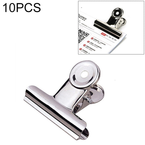 clip-rotonde-in-acciaio-inossidabile-argentato-50-mm-set-da-10 - immagine 1