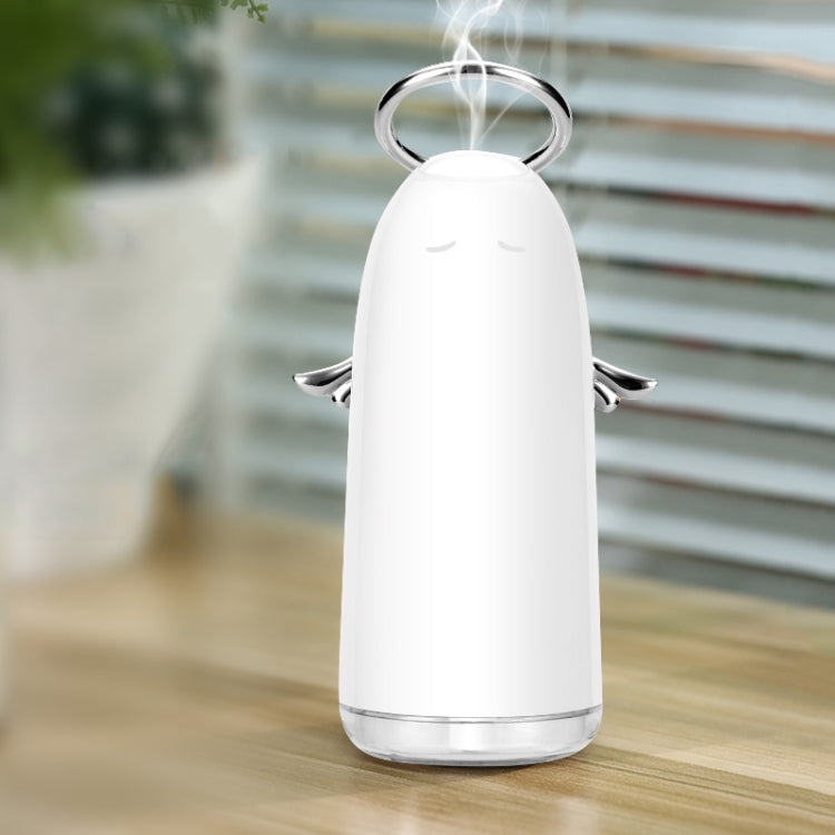 TSHM0 Umidificatore atomizzante Mini Angel con luci notturne colorate, capacità del serbatoio dell'acqua: 230 ml