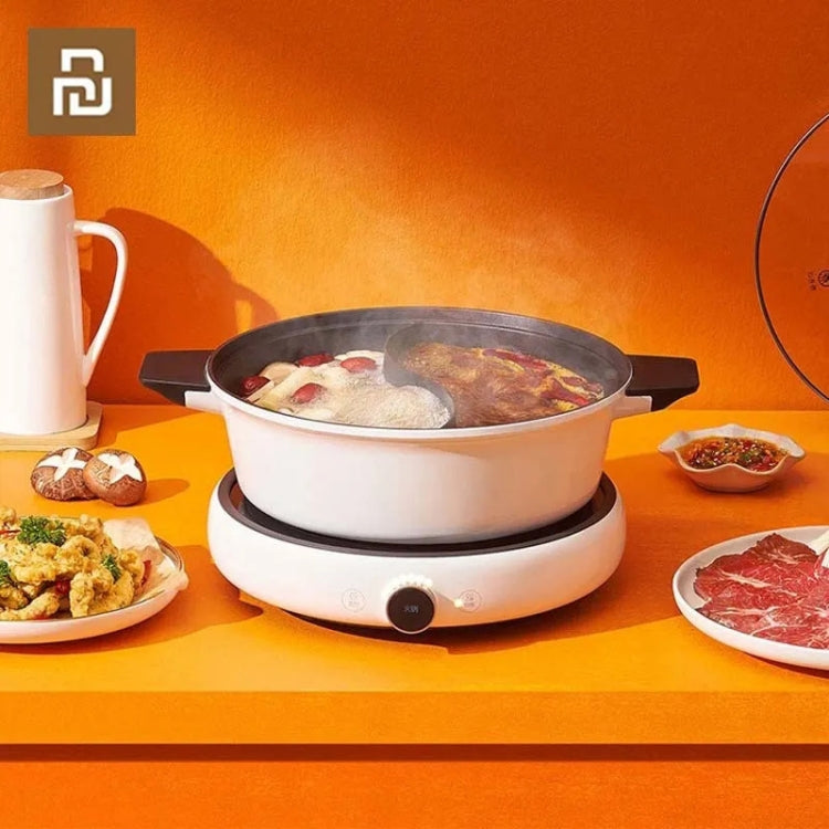 Pentola per zuppa Xiaomi Zhiwu per uso domestico 4L pentola per alimenti antiaderente pentola elettrica in lega di alluminio, GJT03CM