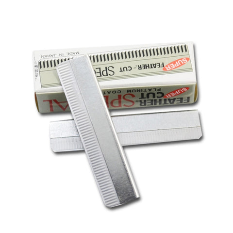 10 pz Strumenti professionali per parrucchieri Raschietto Lama Rasoio per sopracciglia Rasatura Graffi per capelli Lama per piume (Argento) - Novalix Store