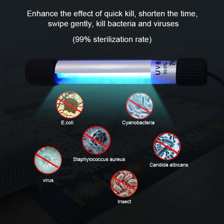 Striscia per lampada per sterilizzazione anti-virus portatile con luce forte e ozono da 60 W, lunghezza 69 cm, spina CN, 60W 69cm