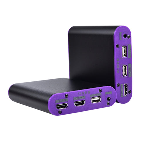 cat872-kvm-extender-hdmi-ricevitore-e-mittente-su-cavo-cat5e-cat6-con-porta-usb-e-funzione-kvm-distanza-di-trasmissione-200-m-cat872-kvm - immagine 2