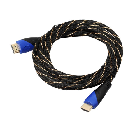 cavo-adattatore-per-connettore-audio-video-hdmi-maschio-a-hdmi-maschio-da-3-m-hdmi-1-4-versione-1080p-intrecciato-blu-testa-nera-length-3m - immagine 2