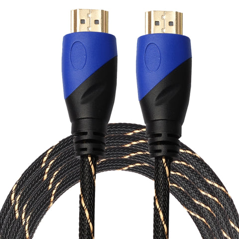 cavo-adattatore-per-connettore-audio-video-hdmi-maschio-a-hdmi-maschio-da-3-m-hdmi-1-4-versione-1080p-intrecciato-blu-testa-nera-length-3m - immagine 1