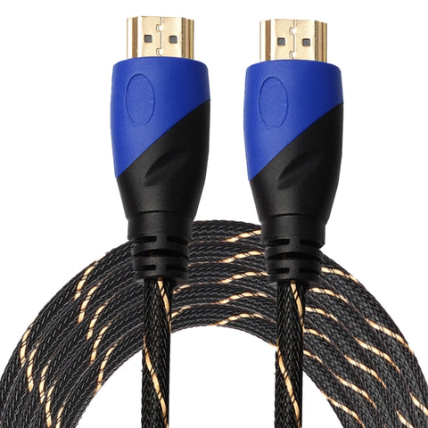 cavo-adattatore-per-connettore-audio-video-hdmi-maschio-a-hdmi-maschio-da-5-m-hdmi-1-4-versione-1080p-intrecciato-blu-testa-nera-length-5m - immagine 1