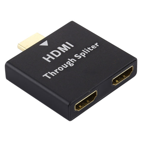 Splitter passante in lega di alluminio da 1 a 2 HDMI, HDMI Spliter
