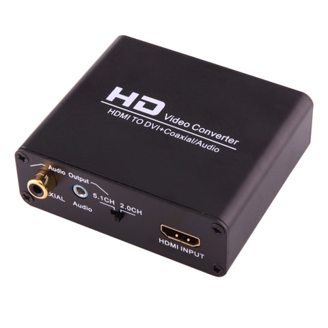 Convertitore Video NEWKENG X5 HDMI a DVI con Uscita Audio Coassiale