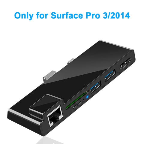 ROCKETEK SK-SH3L RJ45 + 2 x USB 3.0 + HDMI + Lettore di schede di memoria SD/TF HUB Adattatore HDMI 4K, SK-SH3L