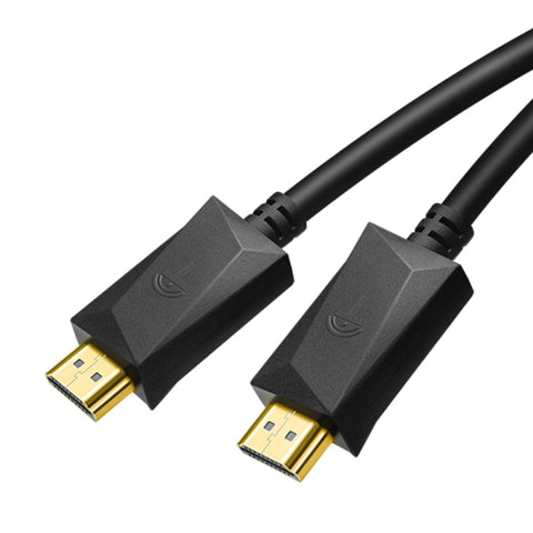 ROCKETEK HDMI01Y-2 Cavo HDMI connettore HDMI 2.0 4K 30Hz 3D HD placcato oro per tutti i dispositivi HDMI, lunghezza: 2 m