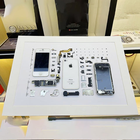 cornice-per-foto-fittizia-finta-3d-non-funzionante-per-telefono-cellulare-montaggio-smonta-cornice-per-campione-per-iphone-4 - immagine 1