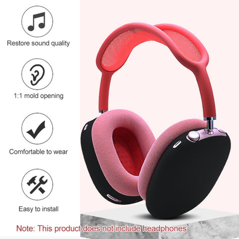 Custodia Protettiva in Silicone Morbido per AirPods Max - Set da 2
