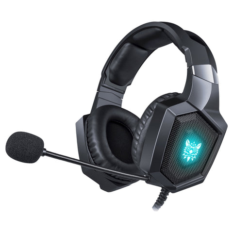 Cuffie da Gioco ONIKUMA K8 Stereo Over-Ear con Microfono e Luci LED