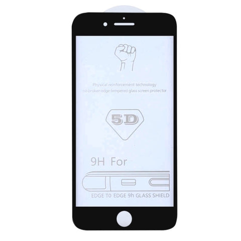 Pellicola in vetro temperato a schermo intero con colla completa 9H 5D da 25 pezzi per iPhone 6 / 6s, For iPhone 6 / 6s (25 PCS)