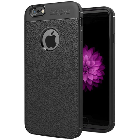 Per iPhone 6 Plus e 6s Plus Custodia protettiva in TPU con texture Litchi, For 6P & 6sP