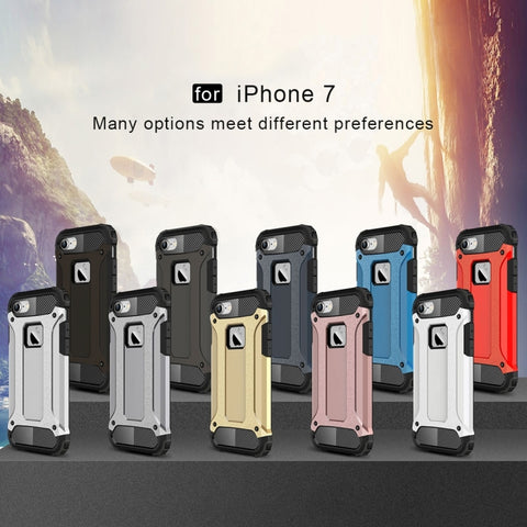 Per iPhone 7 Armor Custodia combinata in TPU + PC, For iPhone 7, For iPhone  7