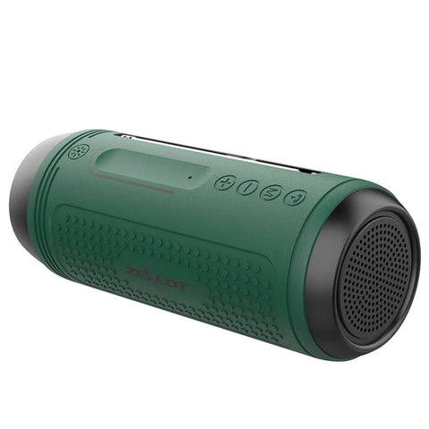 ZEALOT A1 Altoparlante Bluetooth wireless per bassi multifunzionale, microfono incorporato, supporto per chiamate Bluetooth, scheda AUX e TF e luci a LED