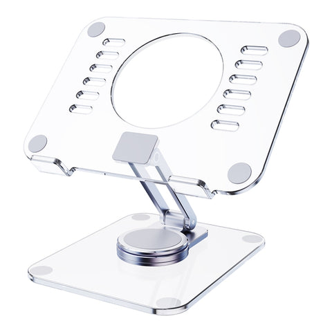 Supporto per tablet da tavolo girevole a 360 gradi in acrilico R-JUST T632, T632 Tablet Stand