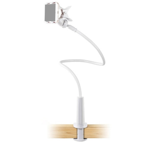 Supporto per cellulare da comodino da tavolo pigro girevole e staccabile versione normale UBN-46, altezza: 90 cm, 90cm Black, 90cm White