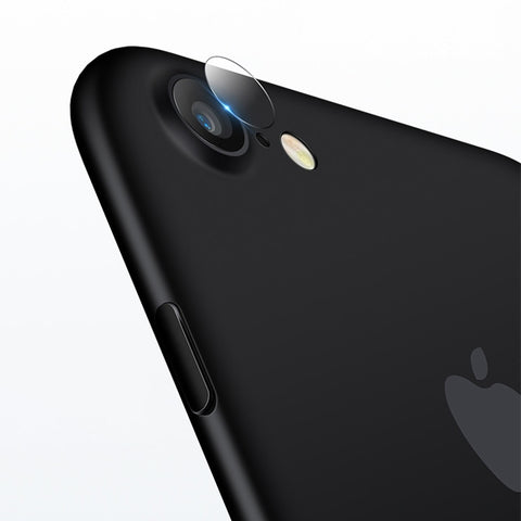 Per iPhone 7 Proteggi obiettivo circolare per fotocamera posteriore Pellicola protettiva in vetro temperato