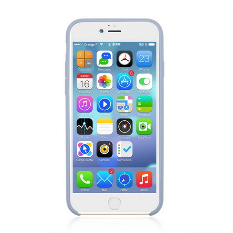 Per iPhone 8 e 7 Custodia protettiva antiurto in silicone liquido di colore puro + PC, For 8 & 7, iPhone 8 & 7