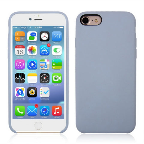 Per iPhone 8 e 7 Custodia protettiva antiurto in silicone liquido di colore puro + PC, For 8 & 7, iPhone 8 & 7