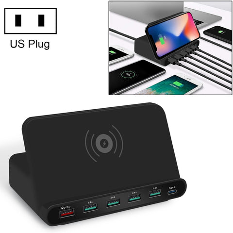 Caricatore Multifunzionale 7 in 1 USB QC 3.0 828W con Ricarica