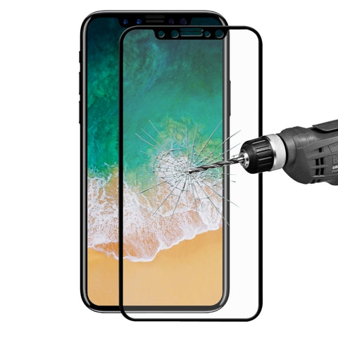 Per iPhone X ENKAY Hat-Prince 0,26mm 9H Durezza superficiale 2,5D Pellicola per schermo in vetro temperato a schermo intero antideflagrante, For X (0.26mm 2.5D)
