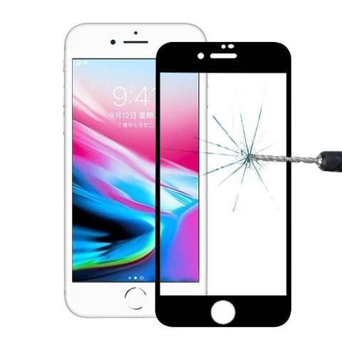 Per iPhone 8 Plus 0,26 mm 9H Durezza superficiale 2,5D Pellicola per schermo in vetro temperato serigrafato a schermo intero antideflagrante, For iPhone 8 Plus(Silk-screen 1 PC)