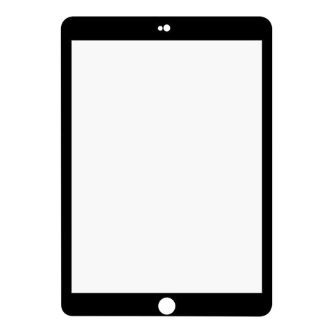 Pellicola in vetro temperato antideflagrante 9H 10D per iPad 5 e 6 da 9,7 pollici