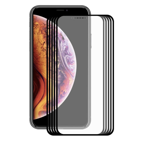 Per iPhone X / XS 5 pezzi ENKAY Hat-Prince 0.2mm 9H 2.5D Pellicola in vetro temperato a schermo intero, For X / XS (2.5D)