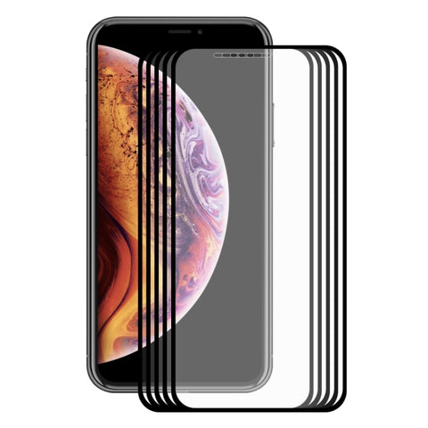 5 pezzi per iPhone XS Max ENKAY Hat-Prince 0.2mm 9H 2.5D Pellicola in vetro temperato a schermo intero, For XS Max (2.5D) - Novalix Store