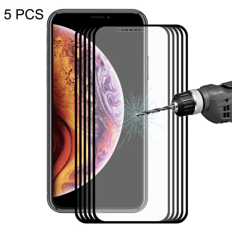 5 pezzi per iPhone XS Max ENKAY Hat-Prince 0.2mm 9H 2.5D Pellicola in vetro temperato a schermo intero, For XS Max (2.5D) - Novalix Store