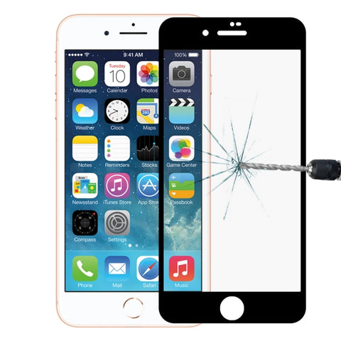 Pellicola in vetro temperato HD a schermo intero antigraffio 9H per iPhone SE 2020 / 8 / 7 / 6 / 6S, iPhone 8 & 7