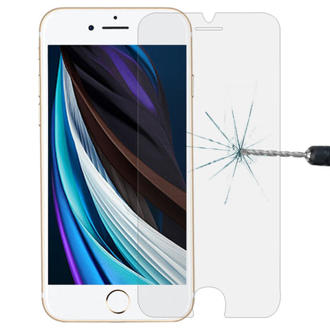 Per iPhone SE 2022 / SE 2020 Pellicola in vetro temperato con bordo ad arco grande, 1pcs