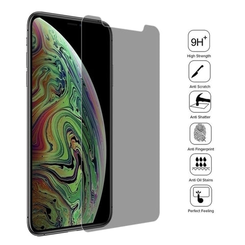 Per iPhone 11 Pro Max / XS Max 9H 3D Privacy Protezione schermo in vetro temperato antiriflesso a schermo intero, For XS Max