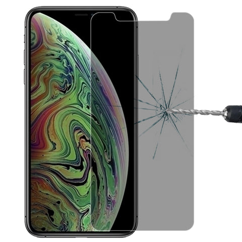 Per iPhone 11 Pro Max / XS Max 9H 3D Privacy Protezione schermo in vetro temperato antiriflesso a schermo intero, For XS Max