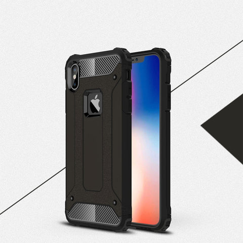 Per iPhone XS Max Custodia con cover posteriore combinata TPU + PC Armor, For iPhone XS Max