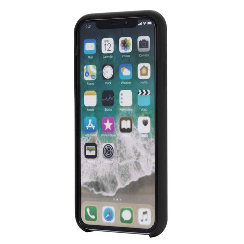Per iPhone XS Max Cover posteriore protettiva in silicone liquido a copertura totale con quattro angoli, For XS Max, For XS Plus, XS Max