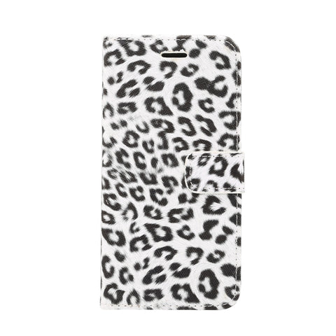 Per iPhone XS Max Custodia in pelle con chiusura orizzontale con motivo leopardato con supporto e slot per schede, For XS Max