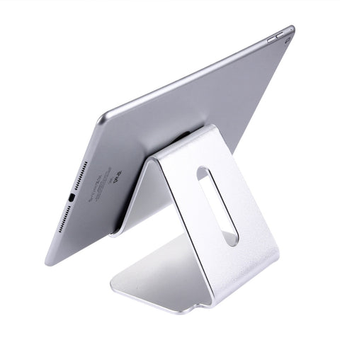Supporto per tablet da tavolo portatile in lega di alluminio CNC per iPad, iPhone e tablet