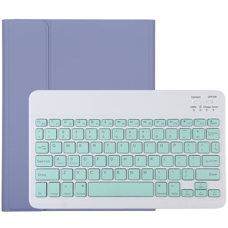TG11B Tastiera verde Bluetooth staccabile + Custodia tablet in pelle microfibra per iPad Pro 11 pollici (2020), con slot per penna e supporto, Green Keyboard