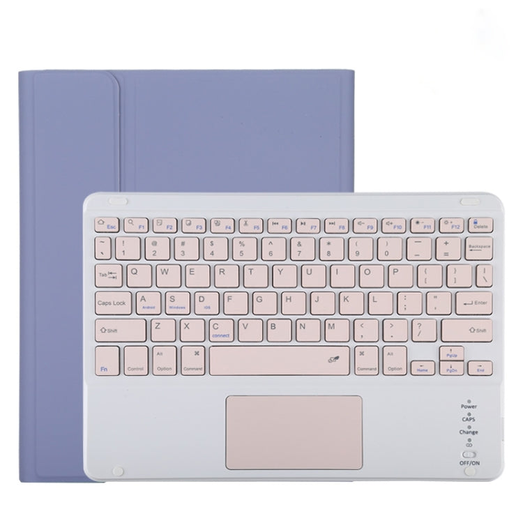TG11BC Custodia tablet staccabile in pelle microfibra con tastiera Bluetooth rosa per iPad Pro 11 pollici (2020), con touchpad, slot per penna e supporto, Pink Keyboard